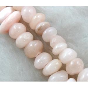 Erose jade bead, Dye chips, stabile, approx 5-10mm, 36 inch length