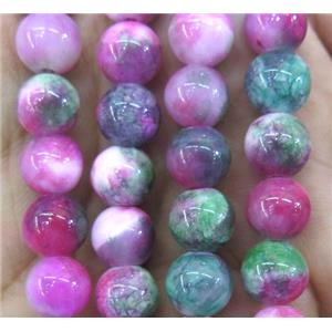 jade bead, round, stabile, approx 4mm dia, 98pcs per st