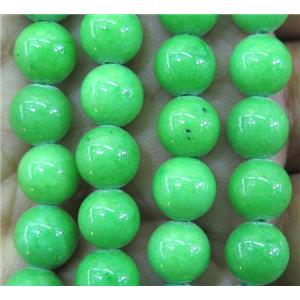 jade bead, round, stabile, approx 12mm dia, 32pcs per st