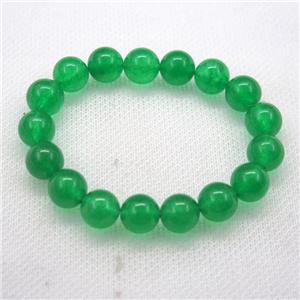 Stretch Jade bracelet, dye, approx 6mm, 28pcs per st