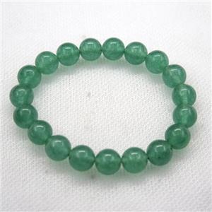 Stretch Jade bracelet, dye, approx 6mm, 28pcs per st