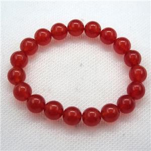 Stretch Jade bracelet, dye, approx 6mm, 28pcs per st