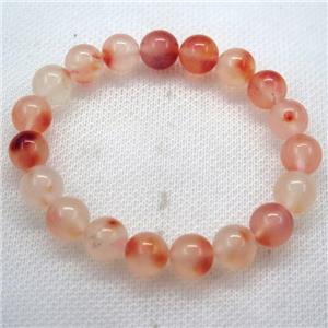 Stretch Jade bracelet, dye, approx 6mm, 28pcs per st