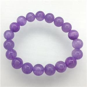 Stretch Jade bracelet, dye, approx 6mm, 28pcs per st