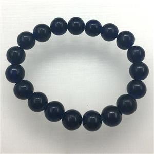 Stretch Jade bracelet, dye, approx 6mm, 28pcs per st