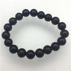 Stretch Jade bracelet, dye, approx 6mm, 28pcs per st