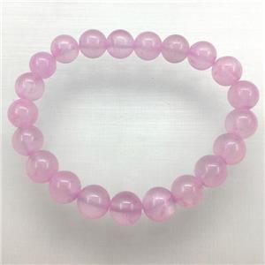 Stretch Jade bracelet, dye, approx 12mm dia, 16pcs per st