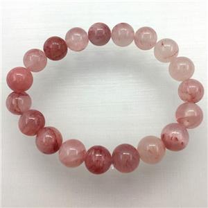 Stretch Jade bracelet, dye, approx 6mm, 28pcs per st