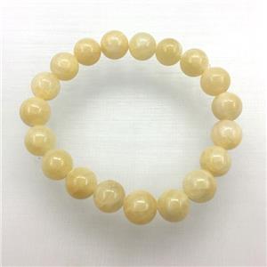 Stretch Jade bracelet, dye, approx 16mm dia, 13pcs per st