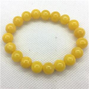 Stretch Jade bracelet, dye, approx 16mm dia, 13pcs per st