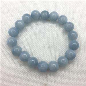 Stretch Jade bracelet, dye, approx 6mm, 28pcs per st