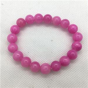 Stretch Jade bracelet, dye, approx 6mm, 28pcs per st