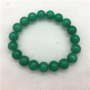 Stretch Jade bracelet, dye, approx 6mm, 28pcs per st