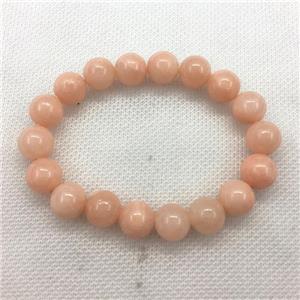 Stretch Jade bracelet, dye, approx 8mm dia, 22pcs per st