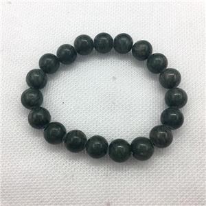 Stretch Jade bracelet, round, dye, approx 16mm dia, 13pcs per st