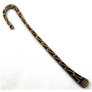 Bookmarks, Tibetan Silver Non-Nickel, antique bronze, 12.5cm(5 inch)length