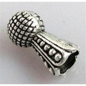 Tibetan Silver Spacers bead Non-Nickel, 7x17mm