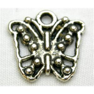 Tibetan Silver Butterfly Non-Nickel, 16mm wide