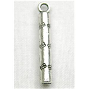 Tibetan Silver Pendant Non-Nickel, 24mm length