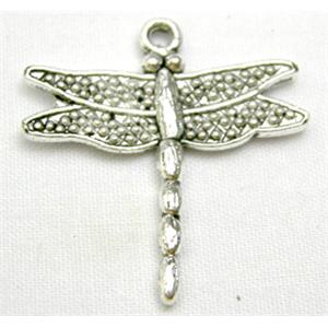 Tibetan Silver Dragonfly Non-Nickel, 29x30mm