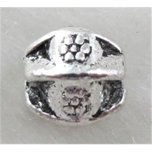 Tibetan Silver Spacers Non-Nickel, 8mm dia