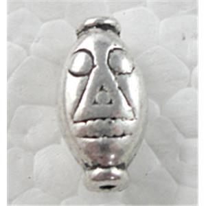 Tibetan Silver Spacer Non-Nickel, 6.5x12.5mm