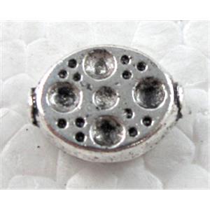 Tibetan Silver Spacer Non-Nickel, 8.5x11mm, 3mm thick