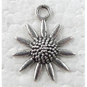 Tibetan Silver Non-Nickel Pendant Charms, 19mm dia