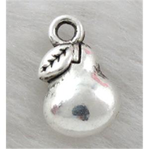 Tibetan Silver pendant non-nickel, 7x12mm