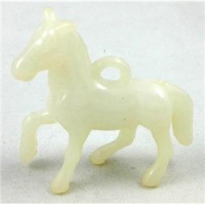 resin pendant, horse, approx 40x40mm, 190pcs