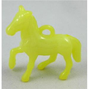 resin pendant, horse, approx 40x40mm, 190pcs