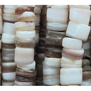 heishi, Fresh water shell bead, approx 5-6mm, 60cm length