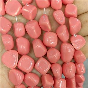 Pearlized Shell Beads Chips Freeform, approx 10-16mm