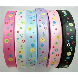 Mix Color Satin Ribbon cord, 16mm wide, 300 yard