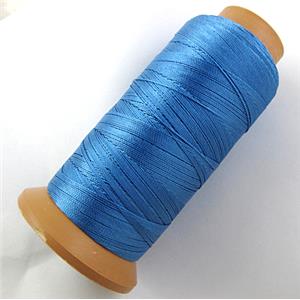 Nylon cord, blue, approx 0.7mm, 250meter per roll