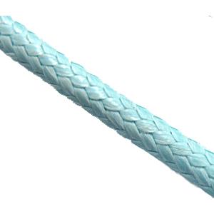 waxed cord, round, jewelry binding, lt.aqua, 1mm dia, 155yards per rolls