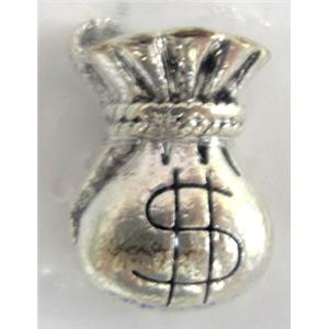 Tibetan Silver moneybag pendants, 20x15mm