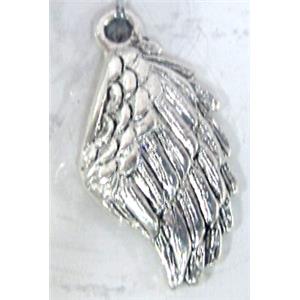 Tibetan Silver pendants, 27x14mm