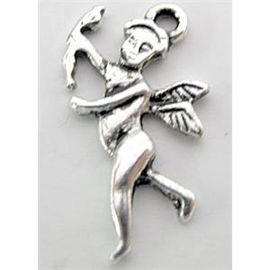 Tibetan Silver Charm pendant Non-Nickel, 21mm