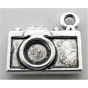 Tibetan Silver camera pendants, Non-Nickel, 13.5mm wide