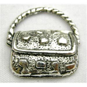 Tibetan Silver bag non-nickel, 18mm wide