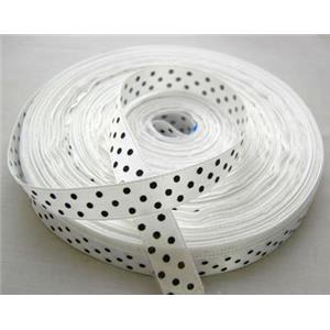 White Satin Ribbon, 20mm wide, 50yards per roll