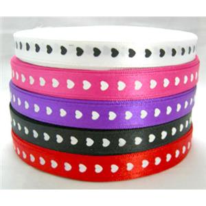 Mix Color Satin Ribbon, 25mm wide, 50yards per roll