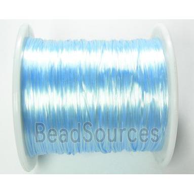 stretchy Crystal wire, flat, blue