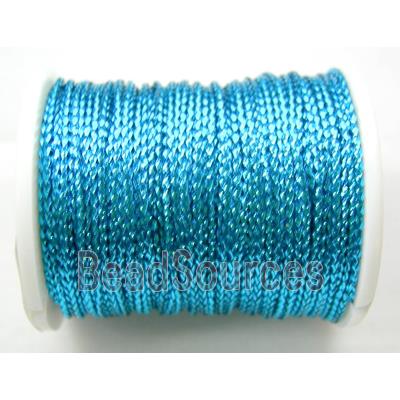 Metallic Cord, Sky Blue