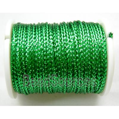 Metallic Cord, Green