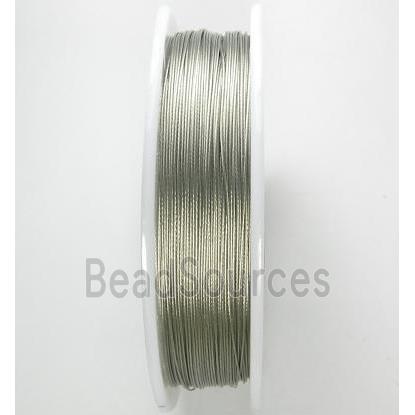 Jewelry binding wire Tiger tail, silver color